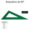 Esquadros 60º Faber-Castell
