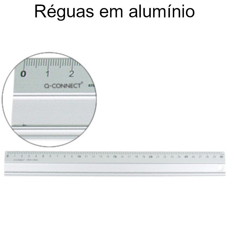 Réguas em alumínio