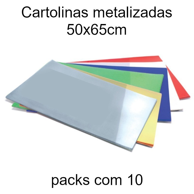 Cartolinas metalizadas