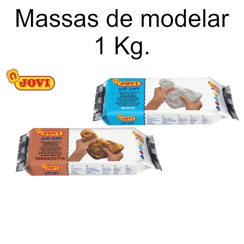 Pastas para modelar Jovi com 1000g.