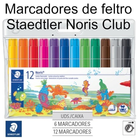 Marcadores de feltro Staedtler Noris Club Jumbo