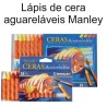 Lápis de cera aguareláveis Manley