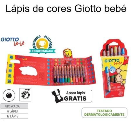 Lápis de cores Giotto bebé