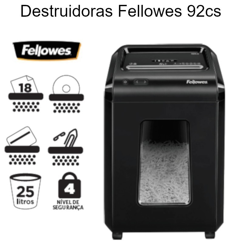 Destruidoras de papel Fellowes 92cs