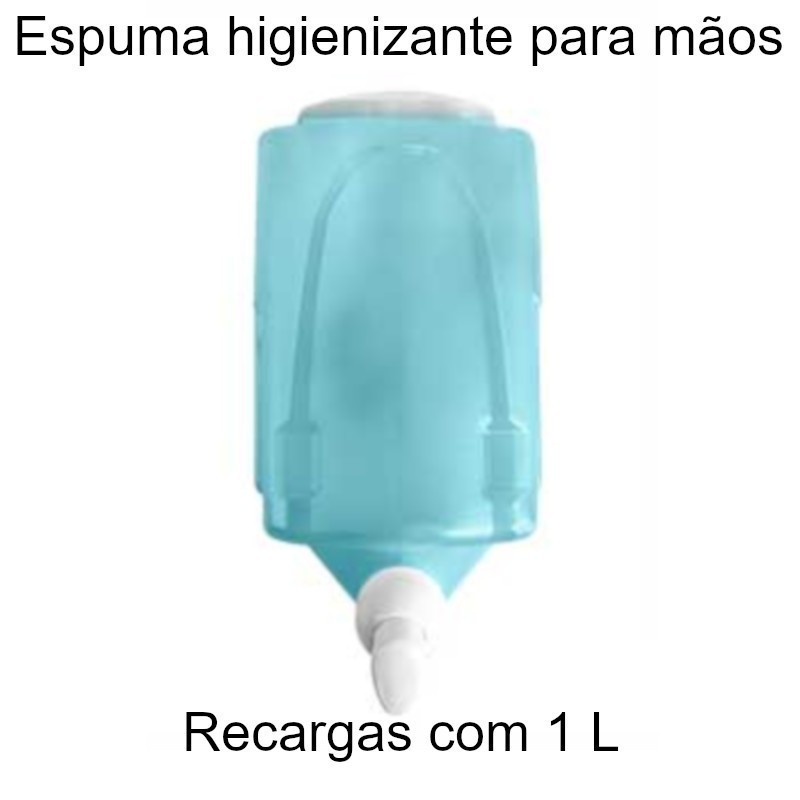 Recargas de espuma higienizante para mãos