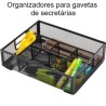 Organizadores de gavetas de secretária