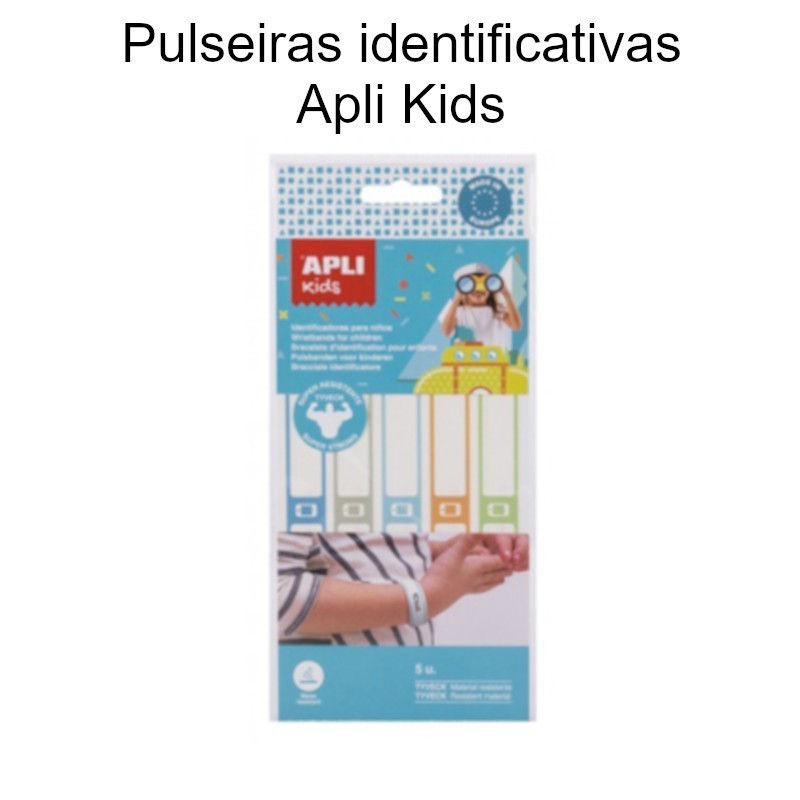Pulseiras identificativas Apli Kids