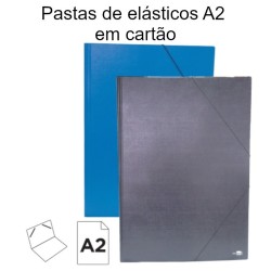 Pastas de elásticos A2 em cartão
