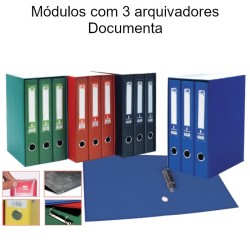 Módulos com 3 arquivadores Documenta