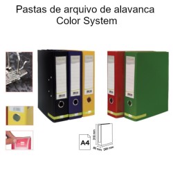 Pastas de arquivo de alavanca Color System