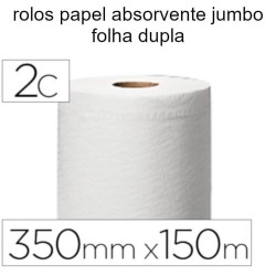 Rolos papel absorvente jumbo