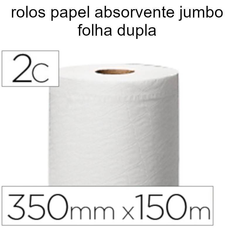 Rolos papel absorvente jumbo