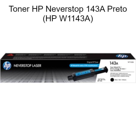 Toner HP Neverstop 143A Preto (W1143A)
