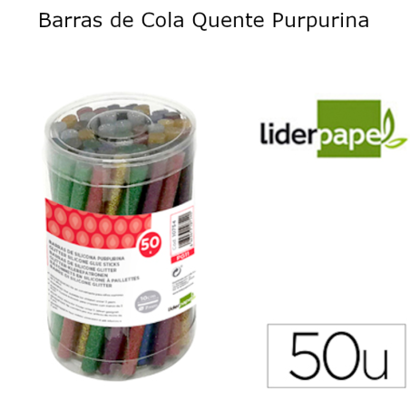 Barras de Cola Quente Purpurina