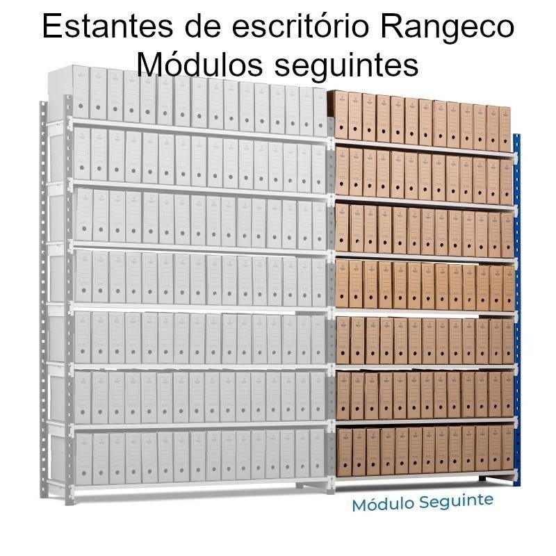 Estantes Rangeco para escritórios  - módulos seguintes