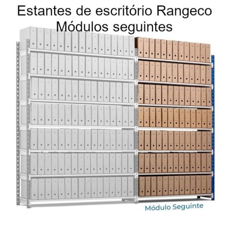 Estantes Rangeco para escritórios  - módulos seguintes