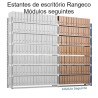 Estantes Rangeco para escritórios  - módulos seguintes