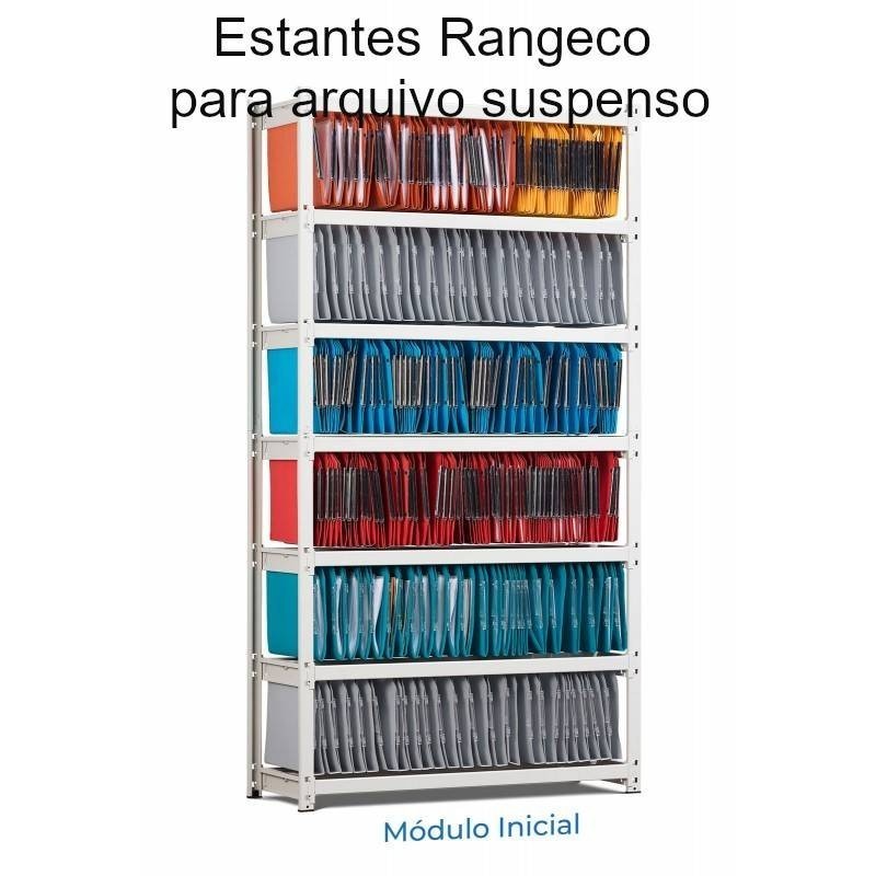 Estantes Rangeco para arquivo suspenso - módulo inicial