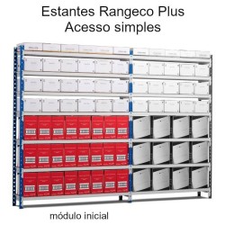 Estantes Rangeco Plus Armazens acesso simples - Módulo Inicial
