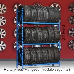 Porta pneus Rangeco de 3 níveis - módulos seguintes