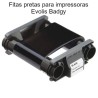 Fita Preta Evolis Badgy CBGR0500K Monocromática | Risco de Lápis