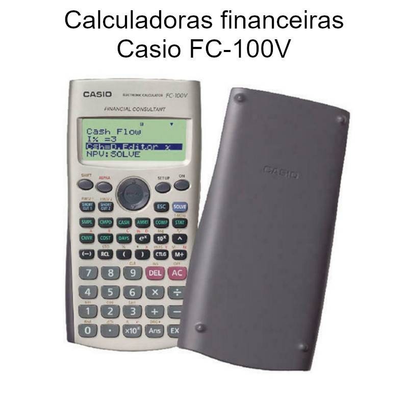 Calculadoras Casio FC-100V financeiras