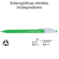 Esferográficas retráteis biodegradáveis