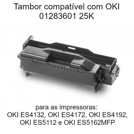 Tambor compatível com OKI 01283601 25K
