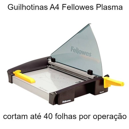 Guilhotinas de alavanca Fellowes Plasma A4