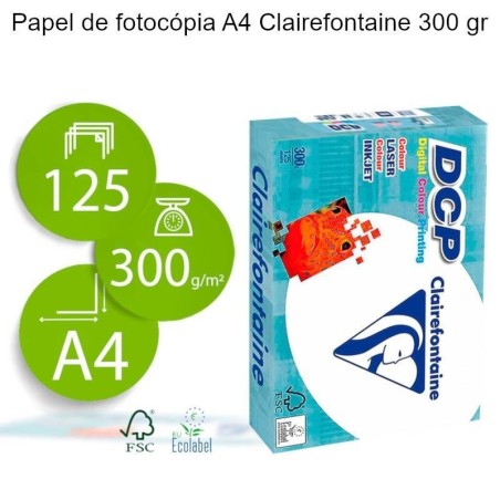 Papel de fotocópia A4 Clairefontaine 300 gr
