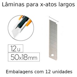 Lâminas para X-atos largos