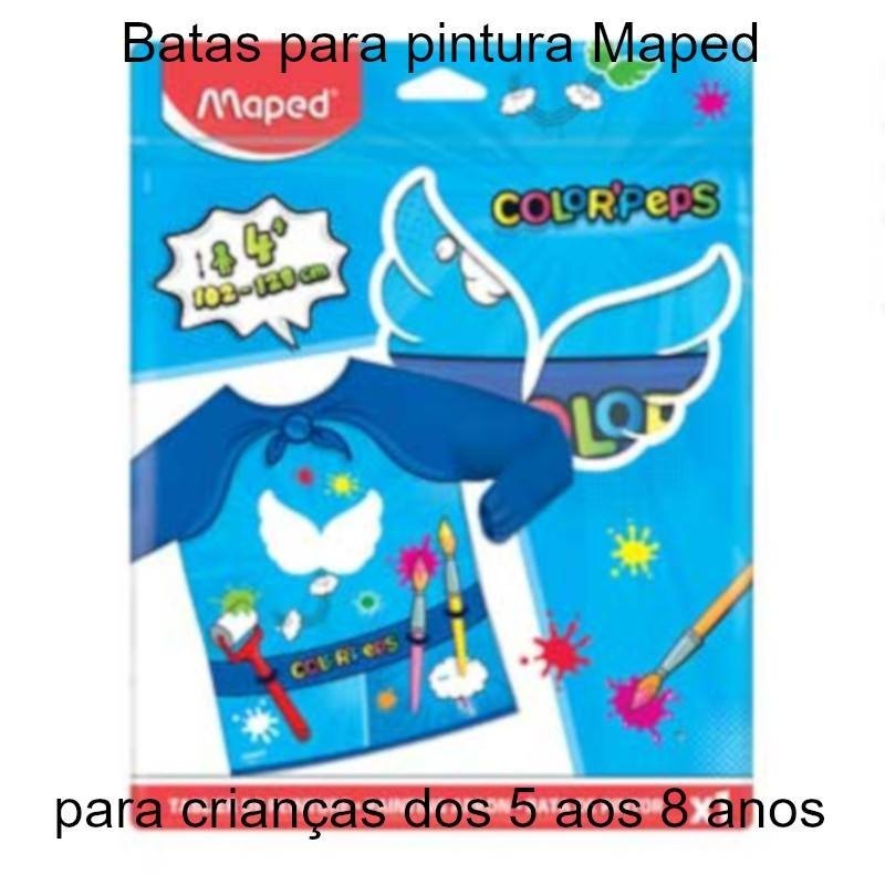 Aventais Plásticos para Pinturas Maped (5 a 8 Anos)