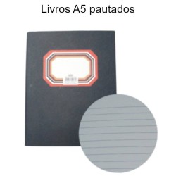 Livros A5 pautados