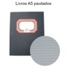 Livros A5 pautados