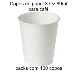 Copos para café em papel 85ml