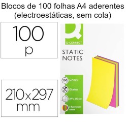 Papel A4 colorido aderente