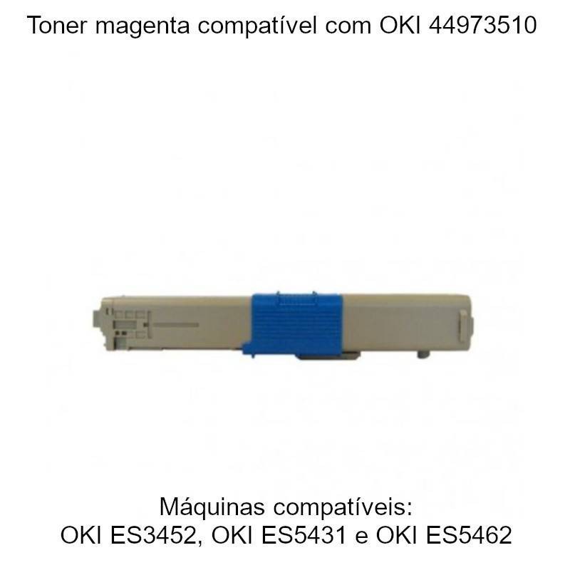 Toner magenta compatível com OKI 44973510