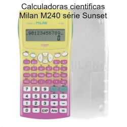 Calculadoras Milan científicas M240 Sunset