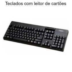 Teclados com Smart Card Reader Cartão Cidadão Preto