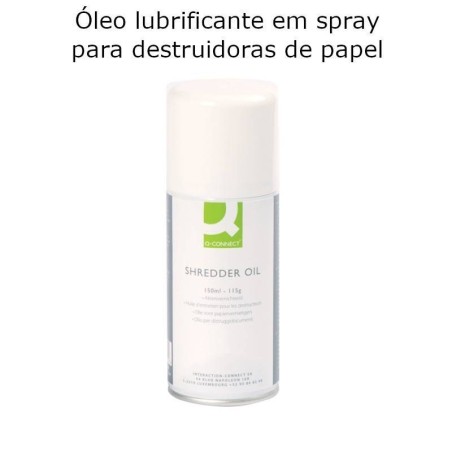 Lubrificante em spray para destruidoras de papel