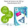 Papel A4 branco acetinado 200gr Clairefontaine 250 fls