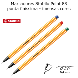 Marcadores Stabilo Point 88