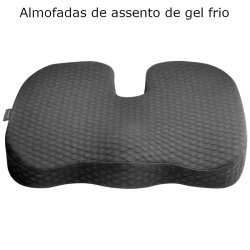 Almofadas assento de gel frio