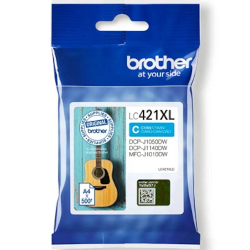 Tinteiro Brother LC421XLC azul