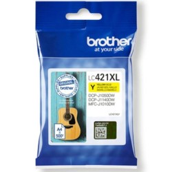 Tinteiro Brother LC421XLY amarelo