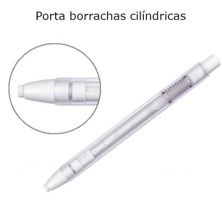 Porta borrachas Q-Connect com ponta redonda