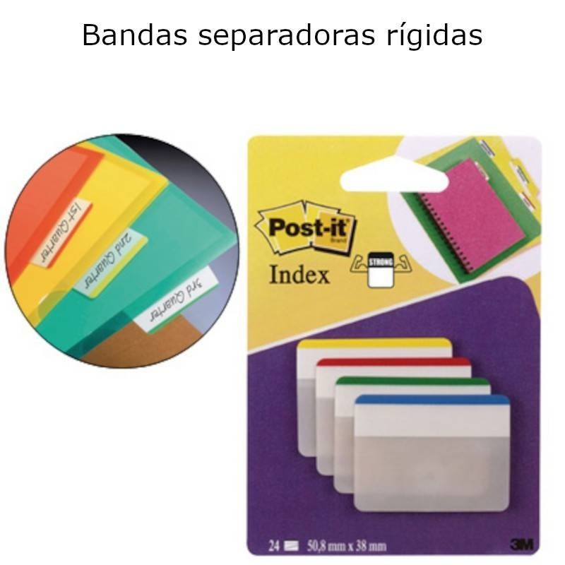 Bandas separadoras rígidas grandes Post-It