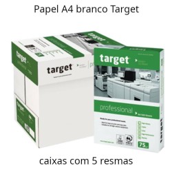 Papel de fotocópia A4 branco Target
