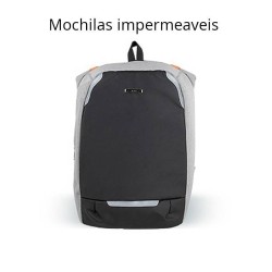 Mochilas para portáteis 18'' pretas/cinza