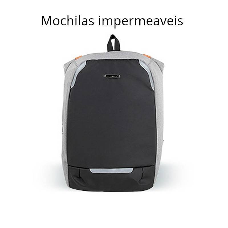 Mochilas para portáteis 18'' pretas/cinza